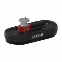 Oval foam gripper pad, 320 mm x 160 mm, 24 mm height, made of EPDM. Inlet size 6 mm. Designed for gentle handling of delicate or irregular objects in industrial automation applications such as packaging, logistics, and assembly