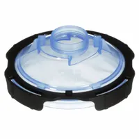 Plastic micro lid designed for use with 3M PPS Series 2.0 spray gun cups. Seals the cup to prevent paint leakage and contamination during mixing, storage, and spraying. Suitable for automotive refinishing and industrial coating applications. Supplied in packs of 25