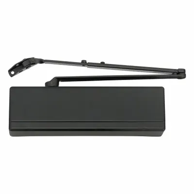 SARGENT Door Closer: Parallel Mounting Type, Grade 1 - Heavy Duty, Black - Parallel Arm-Mount Door Closers