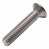 Machine Screw: M4x0.70 Thread Size, 20 mm Lg, Grade 2, Titanium, Plain, Flat, Phillips (MPN 0107513)