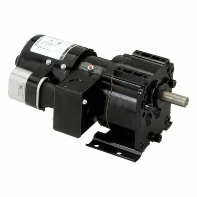 Dayton Gearmotor: Parallel, Single Output Shaft, PSC, TEFC, 15 RPM, 202 in-lb Max Torque - Parallel Shaft AC Gearmotors