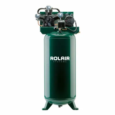 ROLAIR V5160PT03XB Splash Lubricated Stationary Electric Air Compressor - Splash Lubricated Stationary Electric Air Compressors