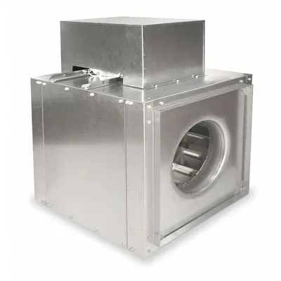 Dayton In-Line Duct Blower: 11 in Wheel, Belt Drive, Includes Drive Pack, 1,041 cfm @ 0.250 in SP - Belt-Drive Blowers with Drive