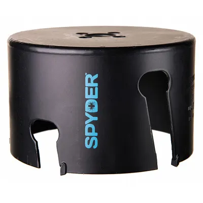 SPYDER Hole Saw: 4 1/8 in Saw Dia., 1 Teeth per Inch, 2 in Max. Cutting Dp - Multi-Material-Cutting Hole Saws without Arbor