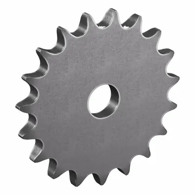 TRITAN Roller Chain Sprocket: No Hub, For Single Strands, 40, 19 Teeth, 3.038 in Pitch Dia - Size 40 Plain-Bore Roller Chain Sprockets