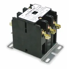 Unit mount relay for HVACR systems, designed to control electrical loads such as fans, compressors, or pumps. Mounts directly to equipment chassis for switching in heating, ventilation, air conditioning, and refrigeration applications.