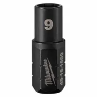 MILWAUKEE Impact Socket: SAE/Metric, 9 mm Socket Size, 6-Point, Short, 1 41/64 in Overall Lg, Socket (MPN 49-16-1609)