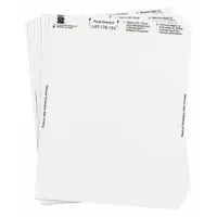 Wraparound Label: 3/8 in x 1 31/32 in, Paper, White, For 8 AWG to 4 AWG Wire Gauge (MPN LAT-176-124)
