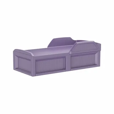 CORTECH Solstice Safeguard Bed, Indigo, 80 in L x 36 in W x 27 in H - No Storage Bed Frames