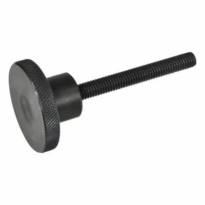 JW WINCO Knurled Screws; Knurled Hand Knobs: Knurled, Steel, 3/8"-16 Thread, 1.75 in Thread Lg - Knurled Knobs with Threaded Stud