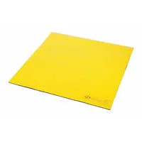 PIG Drain Cover: 30 in L x 30 in W, 24 in dia 24 in L x 24 in W Max Drain Size, Black/Yellow, Square (MPN PLR402)