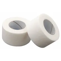 MEDSOURCE Paper Tape is a non-sterile, non-elastic adhesive tape made of white paper. Each roll is 10 yards long and 3 inches wide, supplied in a bulk pack of 48 standalone rolls. It is latex free and not water resistant, suitable for securing dressings and lightweight medical devices in first aid applications.