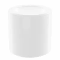 OILITE Sleeve Bearing: Glass-Filled PTFE, 1/2 in Bore, 3/4 in OD, 3/4 in Overall Lg, White, 5 PK (MPN GS-0812-06B)