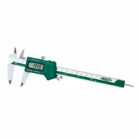 INSIZE Wireless Digital Caliper: 0.005 in to 12 in /0.01 mm to 300 mm, Inch/Metric, Wireless (MPN 1113-300)