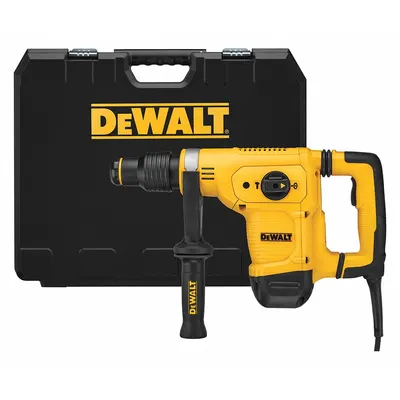 DEWALT Demolition Hammer: Corded, Chipper, SDS-Max, 5.2 ft-lb, 3,150 bpm, 12.6 lb Wt - Chipper-Style Corded Demolition Hammers