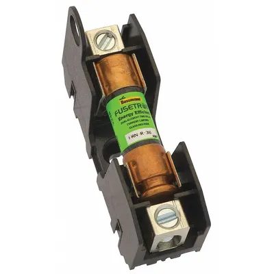 BUSSMANN Fuse Block: Open Block Design, 1 Pole, 250 V AC, Box Lug - Fuse Blocks for UL Class H & K Fuses