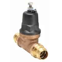 APOLLO Water Pressure Reducing Valve: Press x Press, 1/2 in Pipe Size, Bronze, 29.7 psi to 89.7 psi (MPN 36ELF10301PR)