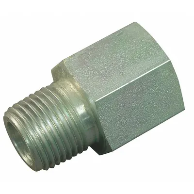 AEROQUIP Hydraulic Hose Adapter: 1"-11-1/2 Thread Size, 1 in x 1 in Fitting Size - NPTF-to-NPTF 316 Stainless Steel Hydraulic Hose Adapters