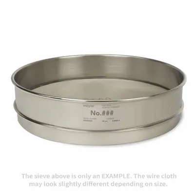 ADVANTECH Standard Stainless Steel Cloth Test Sieve - Standard Stainless Steel Cloth Test Sieves