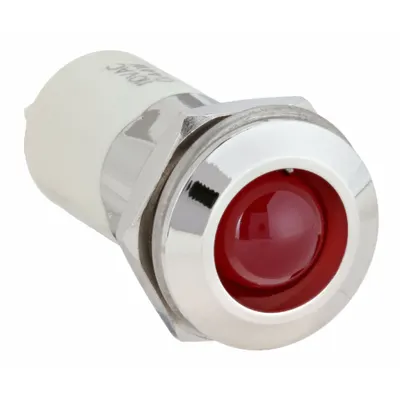 OEM Raised Panel Light: 16 mm Panel Mounting Hole Dia - LED Indicator Pilot Lights