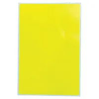APPROVED VENDOR Barcode Printer Label: 3 in Label Wd, 2 in Label Ht, Yellow, 3 in Core Dia., Matte (MPN 60DX41)