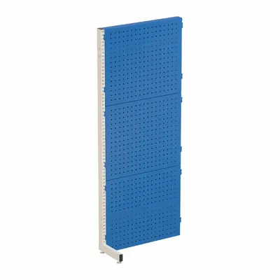TRESTON Pegboard Floor Rack: Square, 3/8 in Peg Hole Size, 72 in x 30 in x 12 in - Square-Hole Pegboard Floor Racks
