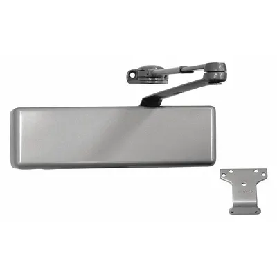 LCN Door Closer: Parallel Mounting Type, Grade 1 - Heavy Duty, Aluminum, 10 3/8 in Lg - Parallel Arm-Mount Door Closers
