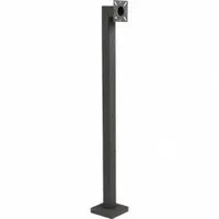 PEDESTAL PRO Low Profile Pedestal: 42 in Overall Ht, Black, Pedestal, 4 in x 5 in, Black (MPN 42-2LP)