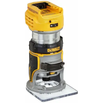 DEWALT Cordless Compact Router: 20V MAX*, Bare Tool, Fixed Base, 1.25 hp, 25,500 RPM - DEWALT Cordless Routers