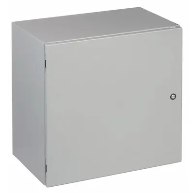 HOFFMAN Enclosure: Steel, 20 in x 20 in x 12 in, NEMA 12/13/4, Solid Cover - Steel Washdown Enclosures