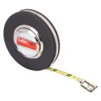 CRESCENT LUFKIN Long Tape Measure: Manual, HW223, SAE, 50 ft, 1/8 in, Plastic, 50 ft Blade Lg (SAE)