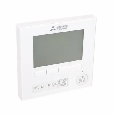 MITSUBISHI PAR-43MAAUB Standard Thermostat, 1H/1C, 7-Day Programmable, 63-83°F - Standard Thermostats