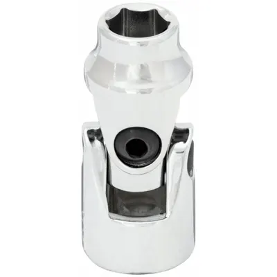 WESTWARD Flex Socket: 3/8 in Drive Size, 11 mm Socket Size, 6-Point, Std, Chrome - 3/8" Drive Metric Flex Sockets