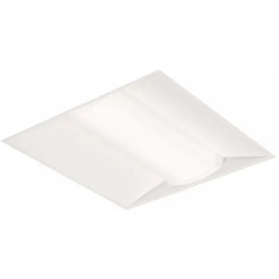 DAYBRITE Recessed Troffer: 2 ft Lg, 2 ft Wd, 4,500 lm, 4000K, 39 W, 120 to 277V AC - 2 ft. x 2 ft. LED Center-Basket Troffers