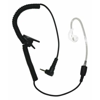 EARPHONE CONNECTION Listen-Only Earpiece: Fits Universal, Earbud, Clear - Listen-Only Earpieces