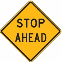 Traffic Sign: 18 in x 18 in Nominal Sign Size (W x H), Aluminum, 0.08 in Thick, W3-1A MUTCD (MPN LW3-1A-18HA)