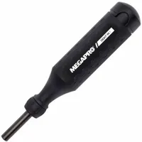 MEGAPRO Multi-Bit Screwdriver: Phillips/Slotted/Square/Torx Tip, F4/F6/P1/P2/P3/R2/T15 Tip Size (MPN 8IN1NAS)