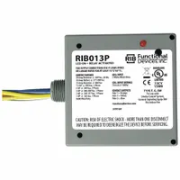 RIB Enclosed Pre-Wired Relay: 20 A Rating, 3PST-NO, 0.50 in NPT (MPN RIB013P)
