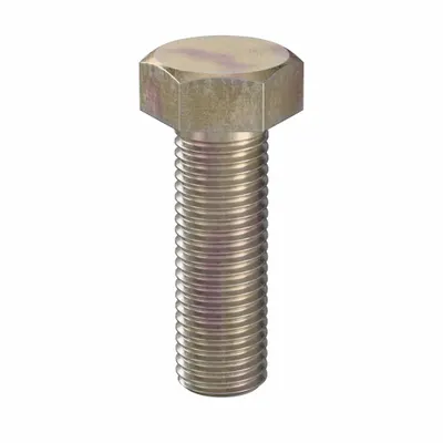 LINDSTROM Hex Head Cap Screw: Steel, Class 10.9, Zinc Yellow, M16, Metric, 50 mm lg - Class 10.9 Steel Hex Head Cap Screws