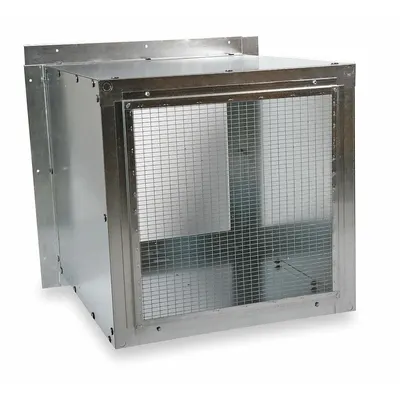 Dayton Steel Wall Housing for 36 in Blade Dia, 18 ga, 41 5/8 x 41 5/8 in - Housings for Wall-Mount Ventilation Fans