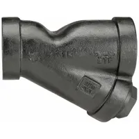 APPROVED VENDOR Y Strainer: 2 1/2 in, NPT, Perforated, 0.0625 in Screen Size, Cast Iron, PTFE