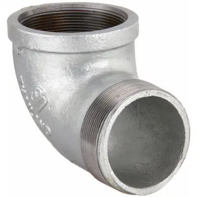 OEM Metal Pipe Elbow: 90° Elbow - Medium-Pressure Threaded Pipe Fittings