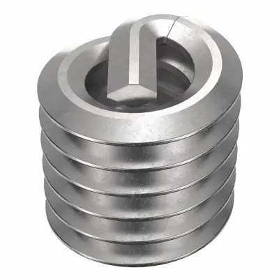 HELI-COIL Helical Insert: Tanged Tang Style, Free-Running, #4-40 Thread Size - Free-Running Tanged Helical Inserts