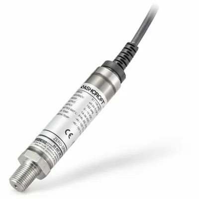 ASHCROFT Pressure Transmitter: 0 psi to 15 psi, 4 to 20mA DC, Cable, 1/2 in Male NPT - Pressure Transmitters with Cable & Wire Leads
