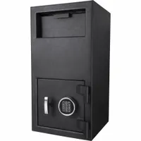 Depository Safe: Digital Combo Lock, 1.72 cu ft Capacity, Steel, 14 in H x 27 in W x 14 in D (MPN AX12590)