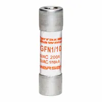 MERSEN Fuse: GFN Series, Midget, Time-Delay, 100 mA, 250 V AC, 13/32 in x 1 1/2 in, Indicating (MPN GFN1/10)
