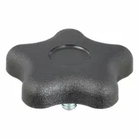 INNOVATIVE COMPONENTS Hand Knob: 5 Point, Plastic w/ Steel Thread, 5/16"-18 Thread, 0.5 in Thread Lg (MPN GN5C05005S4--21)