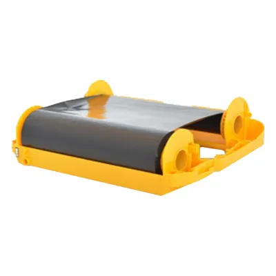 THERMAL TRANSFER RIBBON: Zebra, 4.33 in Ribbon Wd, 242 ft Ribbon Lg, Black - Wax/Resin Thermal Transfer Ribbons