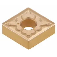 Diamond indexable turning insert with CNMG geometry and TM chipbreaker design. Used for precision machining of non-ferrous materials such as aluminum alloys and composites. Suitable for turning operations requiring effective chip control and surface finish