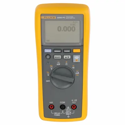 FLUKE Digital Multimeter: TRMS, CAT III 1000V/CAT IV 600V, 1,000 V Max AC Volt Measurement - Advanced Feature Multimeters